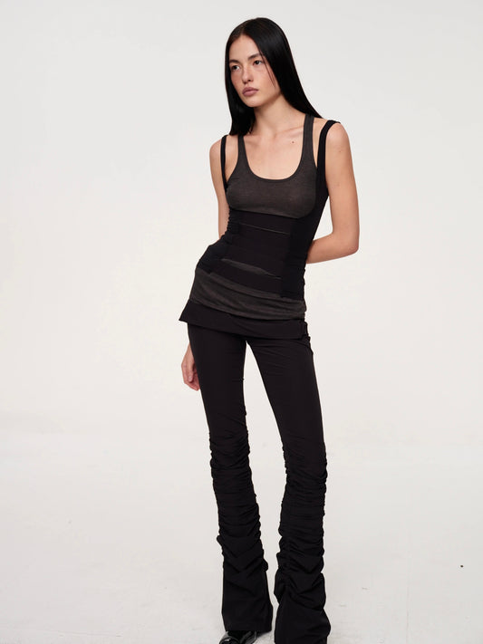 CSFC | Lightweight Corset-Inspired Top + Relaxed Fit Tank Top