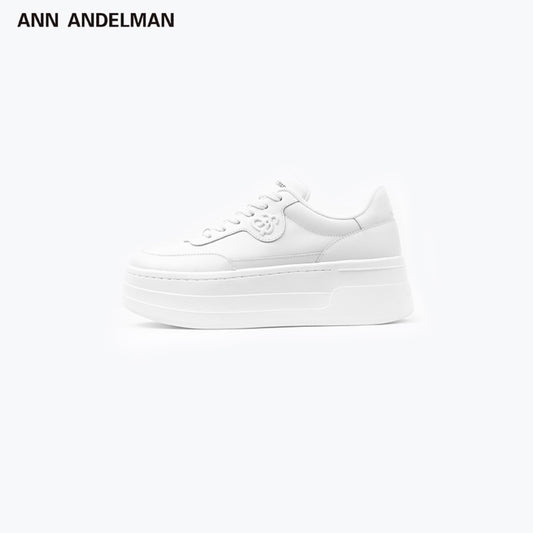 ANN ANDELMAN | White Platform Sneaker