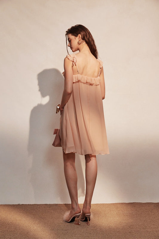 KINGWEN | Chiffon Slip Dress (2 Color)