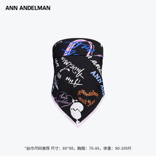 ANN ANDELMAN | Multi-Way Silk Scarf (2 Color)