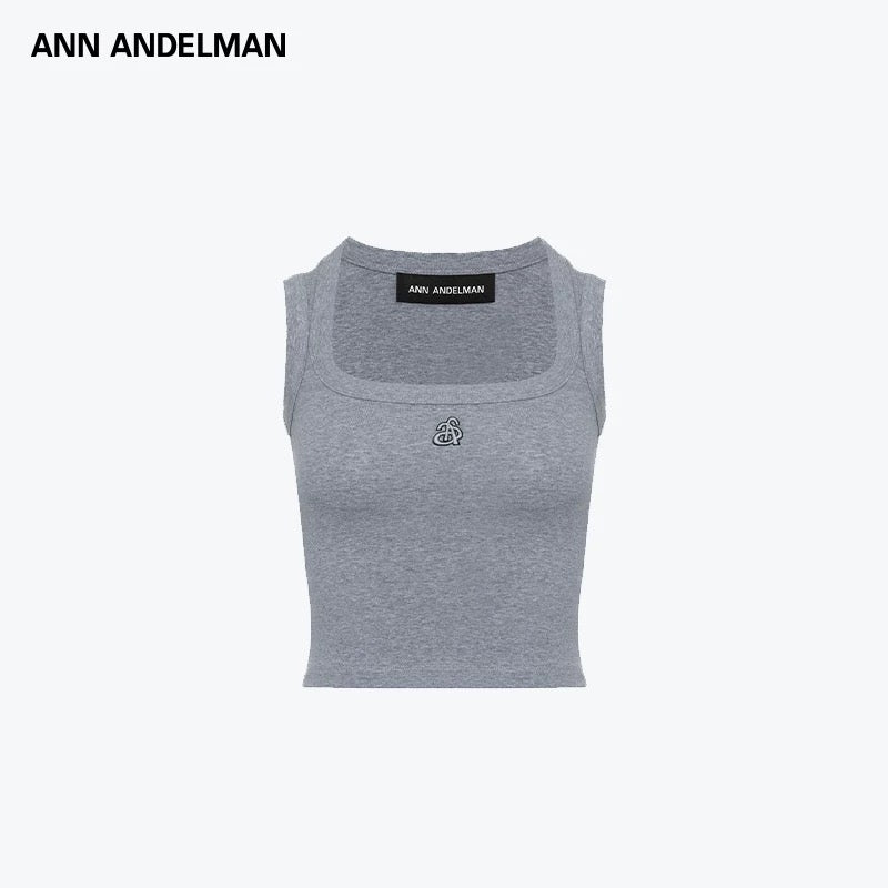 ANN ANDELMAN | Sleeveless Logo Tank Top (3 Color)