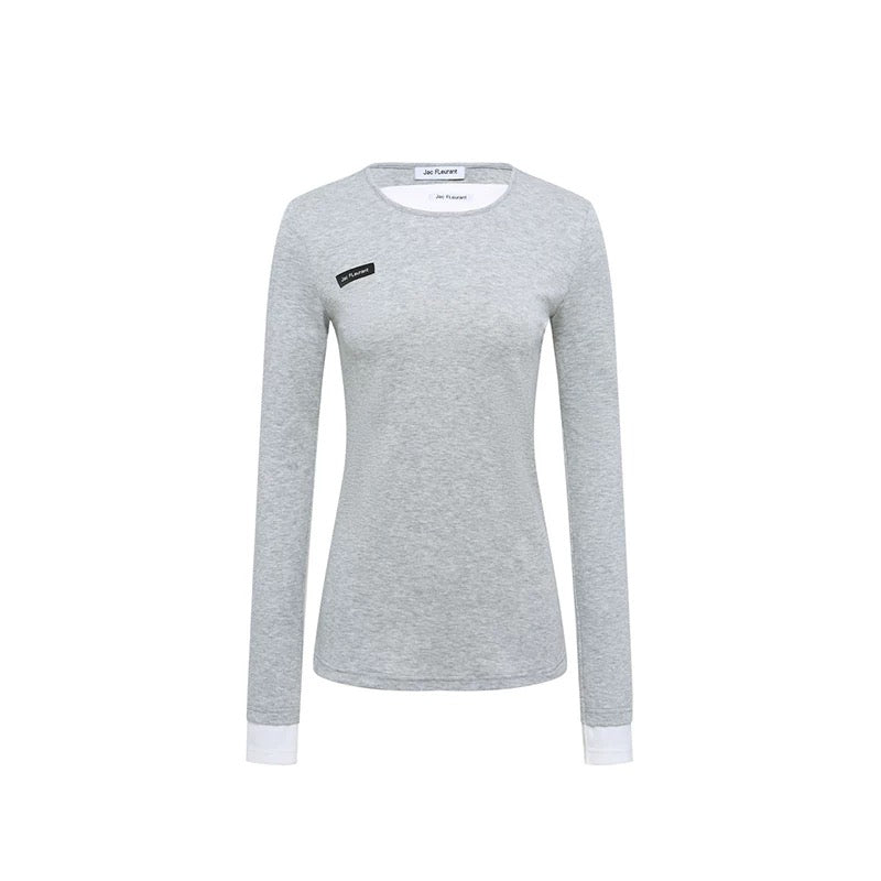 Jac Fleurant | Layered Long Sleeve Top and Shorts Set (2 Color)