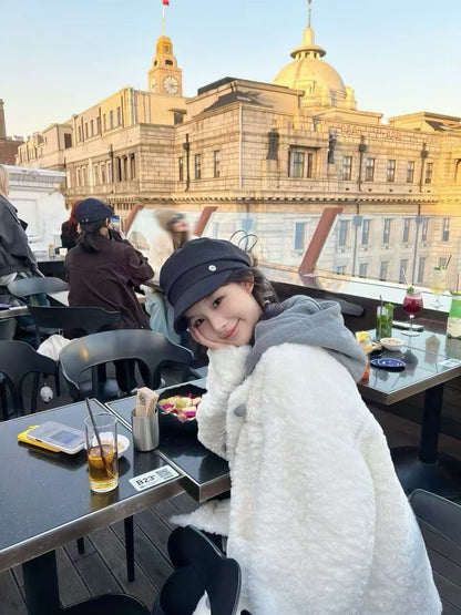 ROCHAROMMA | Detachable Teddy Patch Puffer Jacket