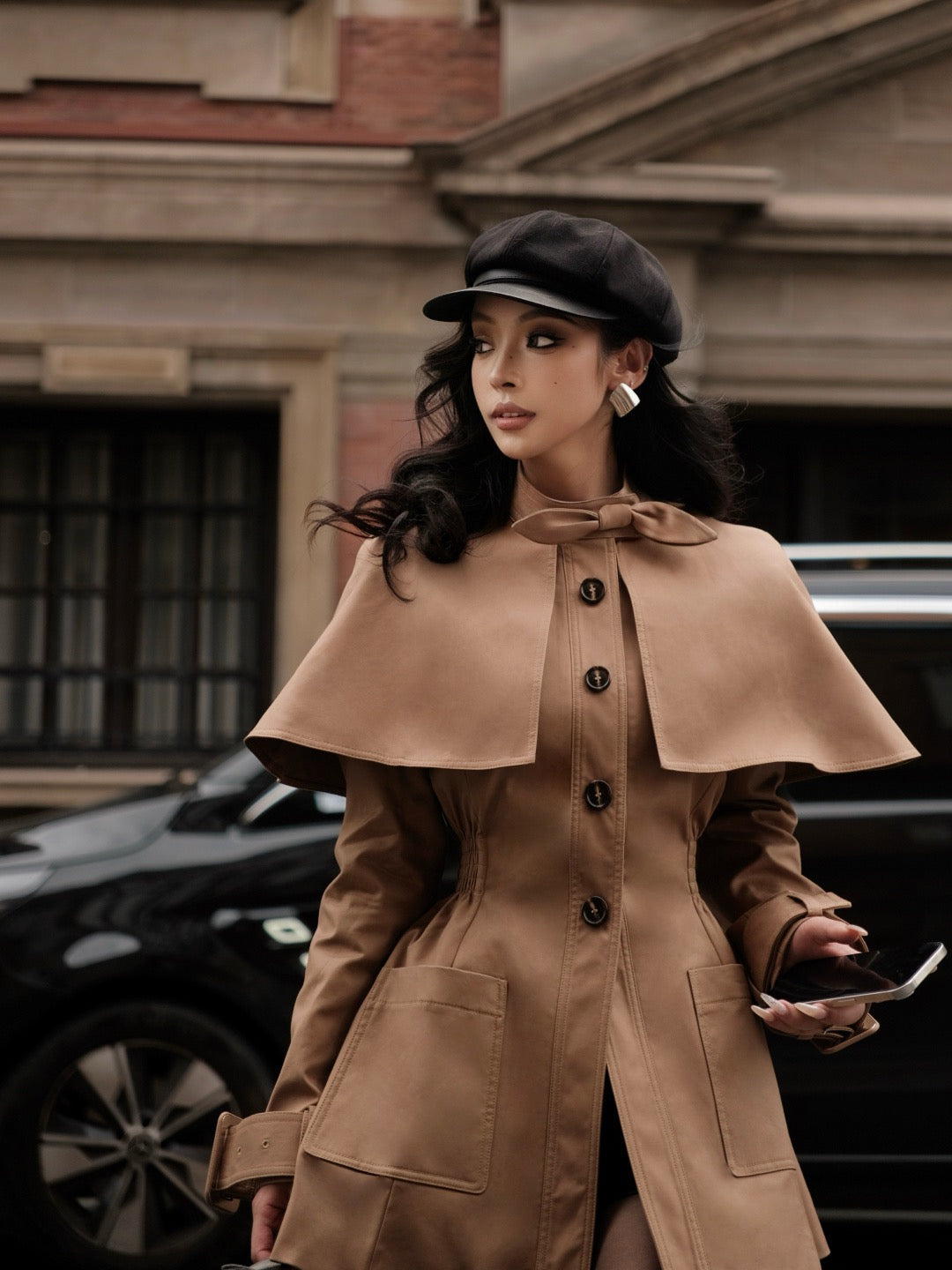 Maison Wester | British-Style Cape Trench Coat