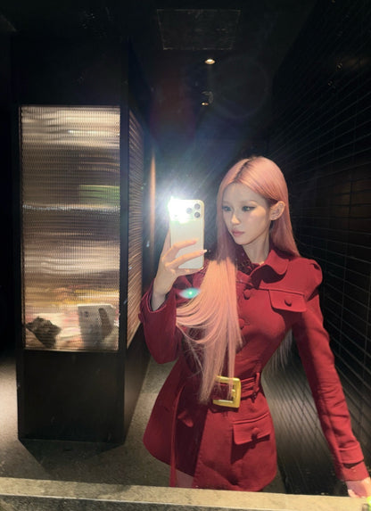 Maison Wester | Gold-Button Tailored Blazer & Shorts Set (2 Color)