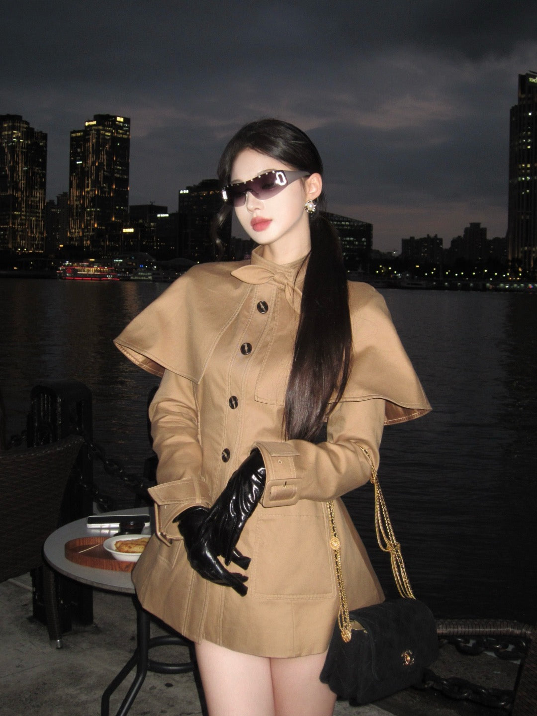 Maison Wester | British-Style Cape Trench Coat