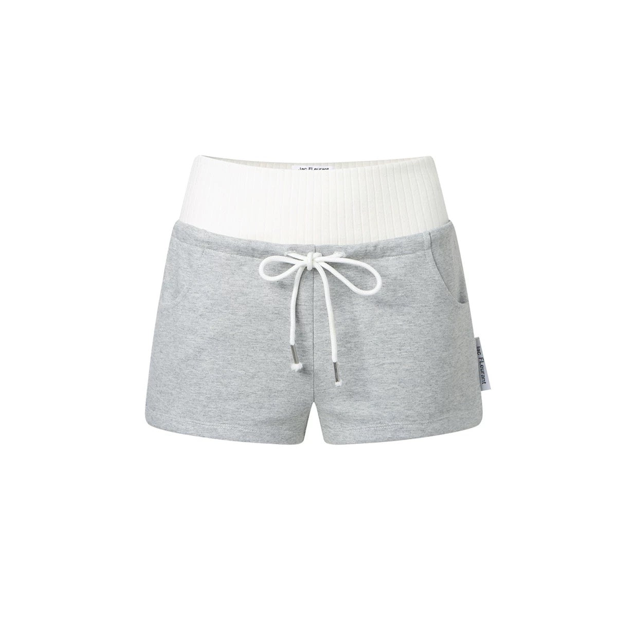 Jac Fleurant | Sports Set with Contrast Polo Collar Sweatshirt and Knit Shorts