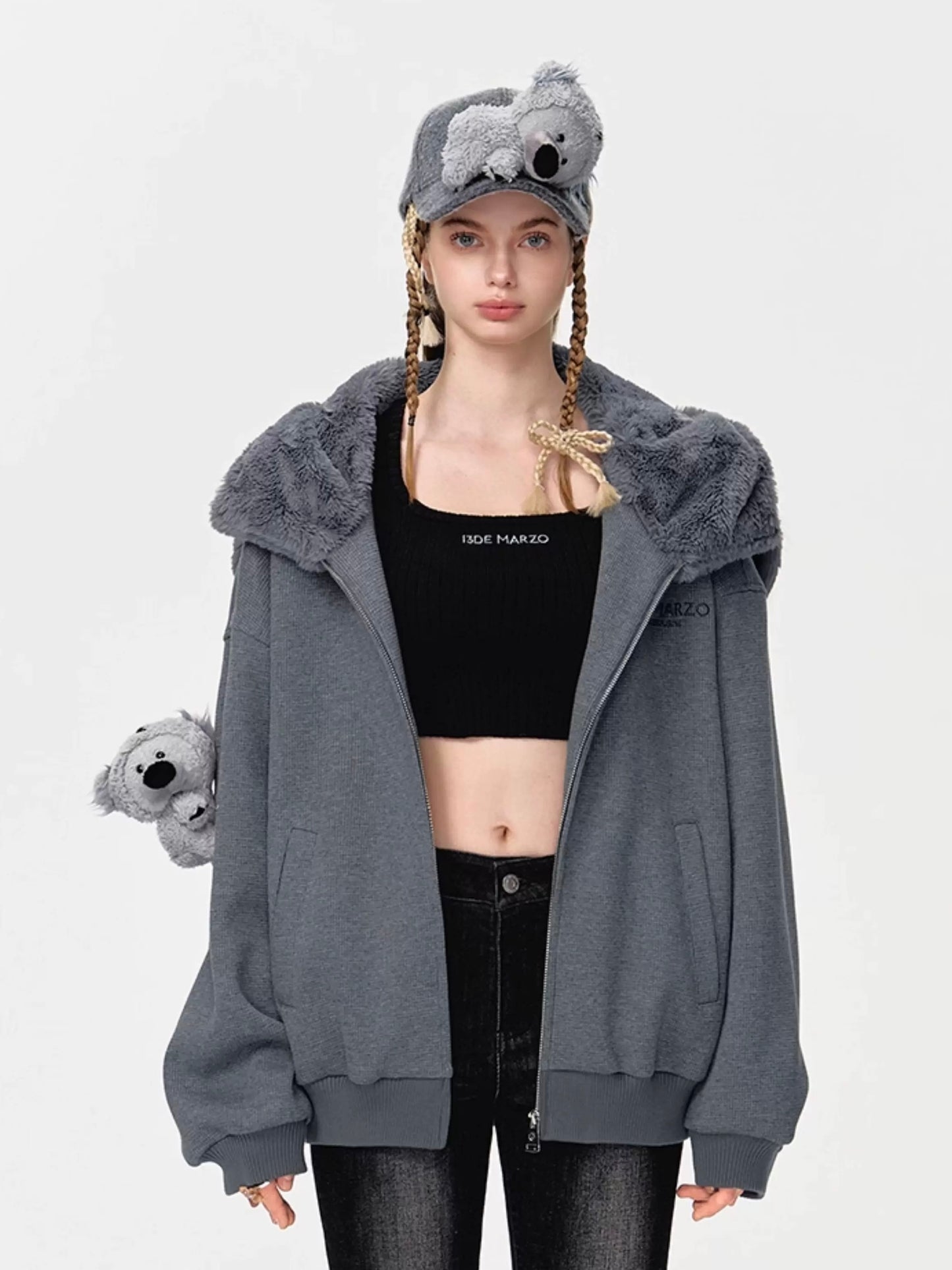 13DE MARZO | Koala Zip Hoodie Malbourne Edition