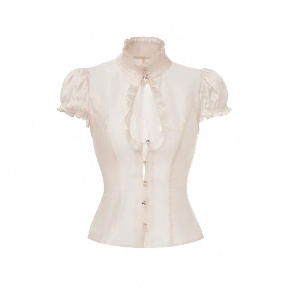4muggle | French Lace Ruffled Set (Top + Skirt + Bra)