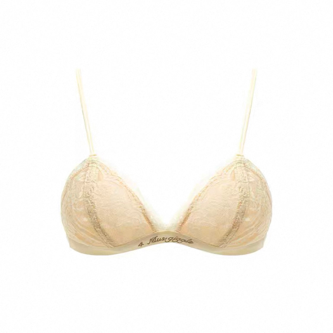 4muggle | French Lace Ruffled Set (Top + Skirt + Bra)