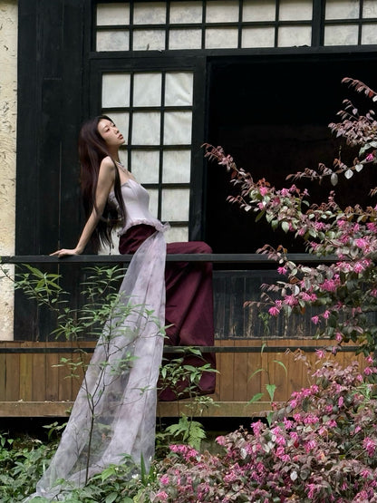 CROW CREW | Structured Corset Dress (Misty Purple)
