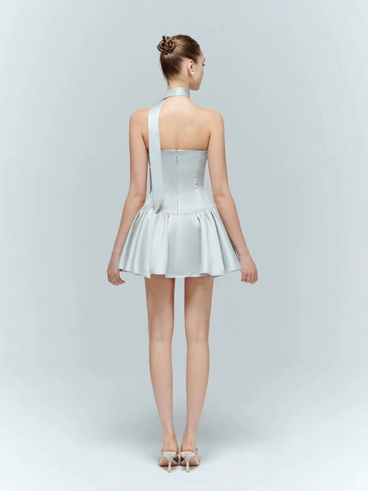 Artel Retro | Jacquard Corset Dress (Aqua)