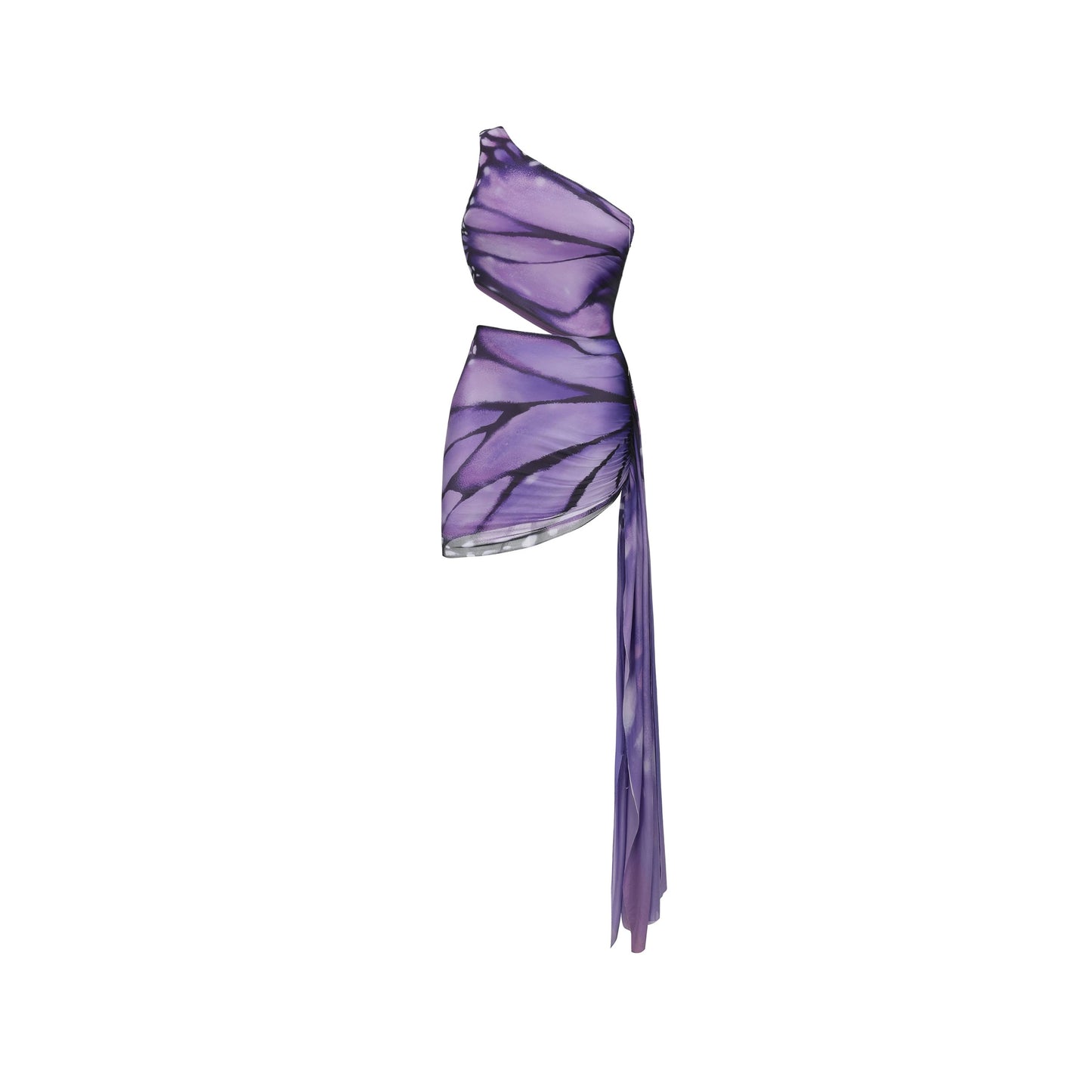 XENASERA | Asterope Pechueli Wing Mini Dress (Purple)