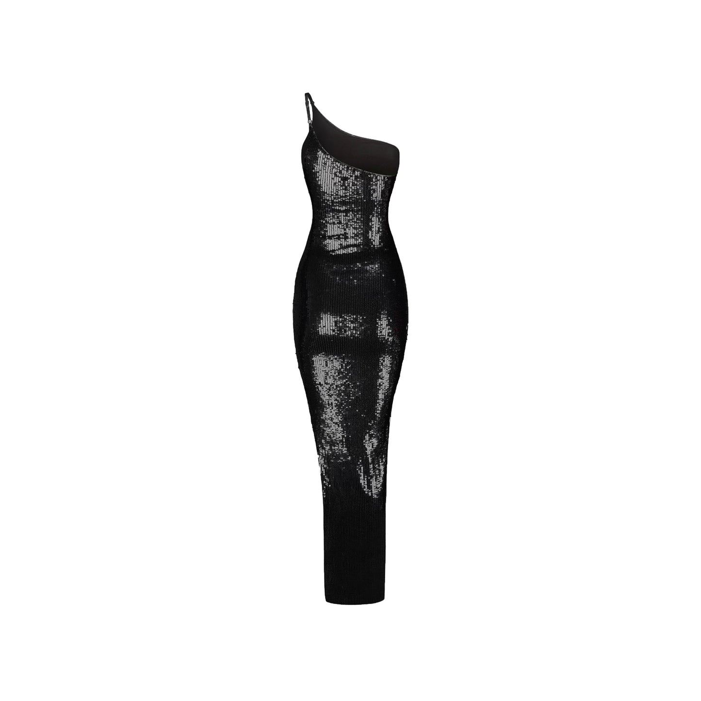 XENASERA | Diamond Reef Sequined Maxi Dress (Black)