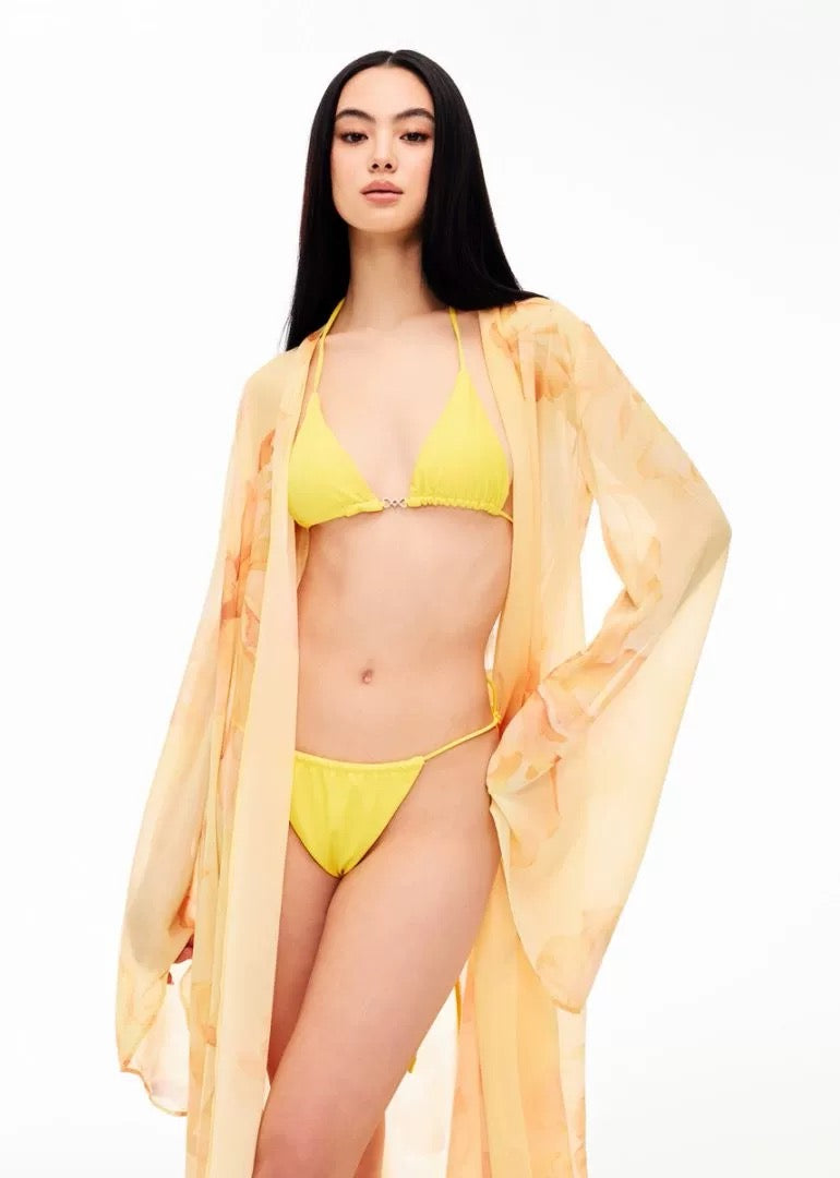 XENASERA | Iris Print Bikini and Cover-Up Set