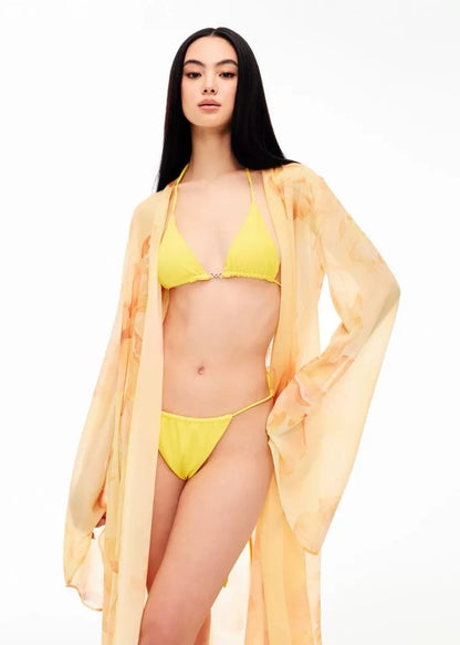 XENASERA | Iris Print Bikini and Cover-Up Set