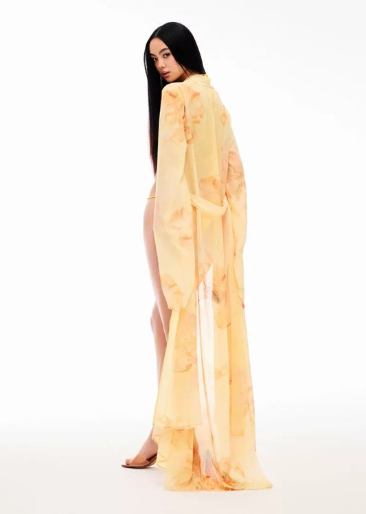 XENASERA | Iris Print Bikini and Cover-Up Set