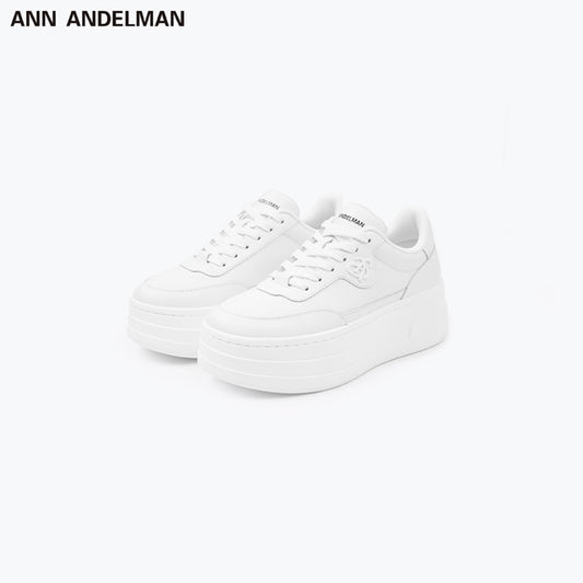 ANN ANDELMAN | White Platform Sneaker