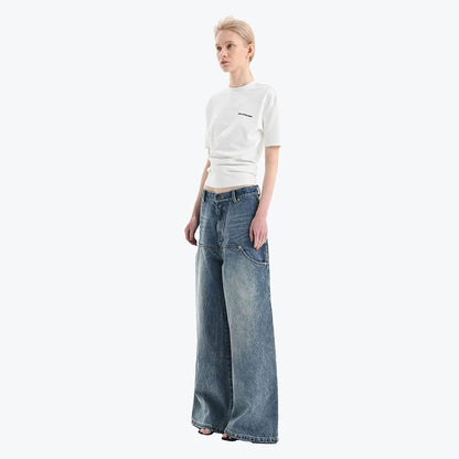 ANN ANDELMAN | Pleated Short-Sleeve Top (2 Color)