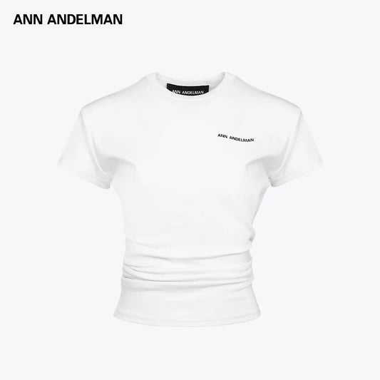 ANN ANDELMAN | Pleated Short-Sleeve Top (2 Color)