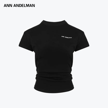 ANN ANDELMAN | Pleated Short-Sleeve Top (2 Color)