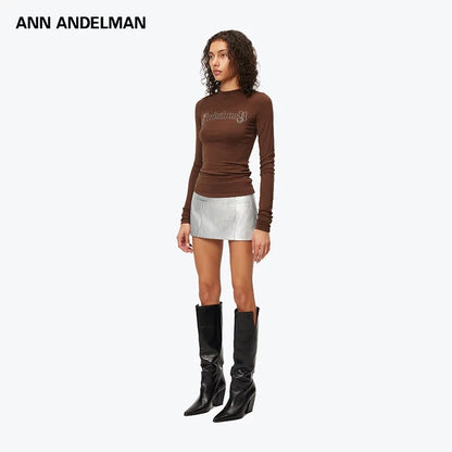ANN ANDELMAN | Leather Skort (2 Color)