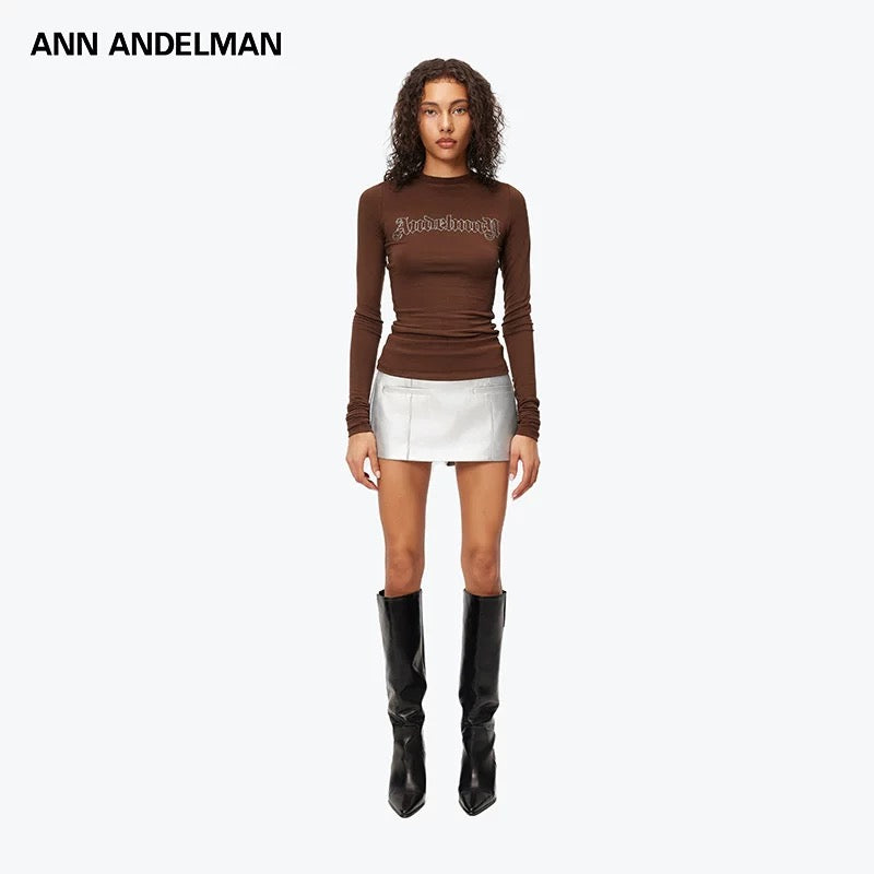 ANN ANDELMAN | Leather Skort (2 Color)