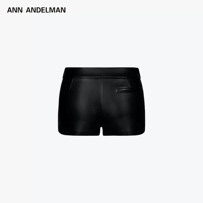ANN ANDELMAN | Leather Skort (2 Color)