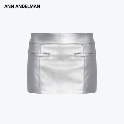 ANN ANDELMAN | Leather Skort (2 Color)