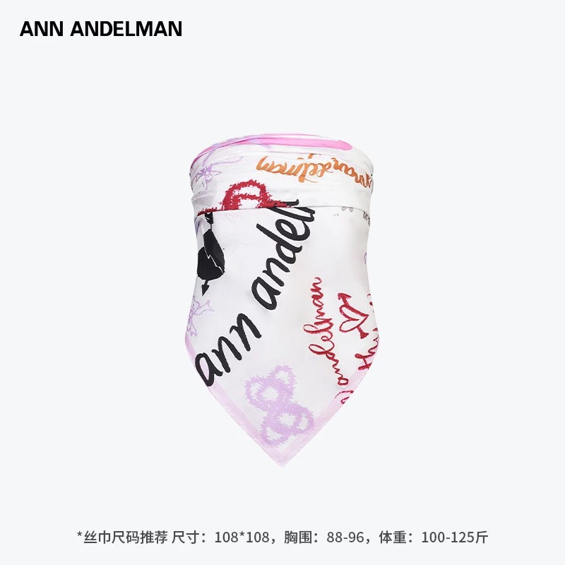 ANN ANDELMAN | Multi-Way Silk Scarf (2 Color)