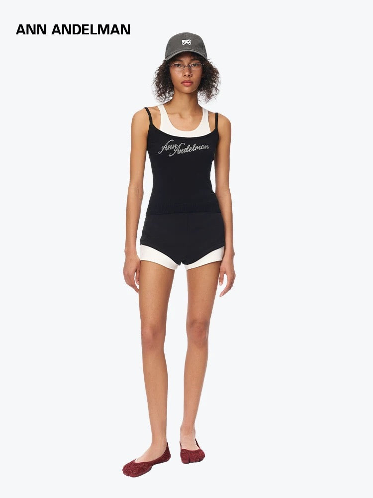 ANN ANDELMAN | Layered Knit Tank Top