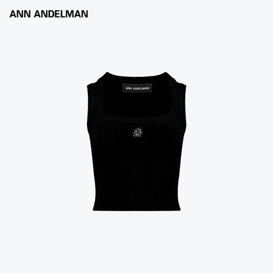 ANN ANDELMAN | Sleeveless Logo Tank Top (3 Color)