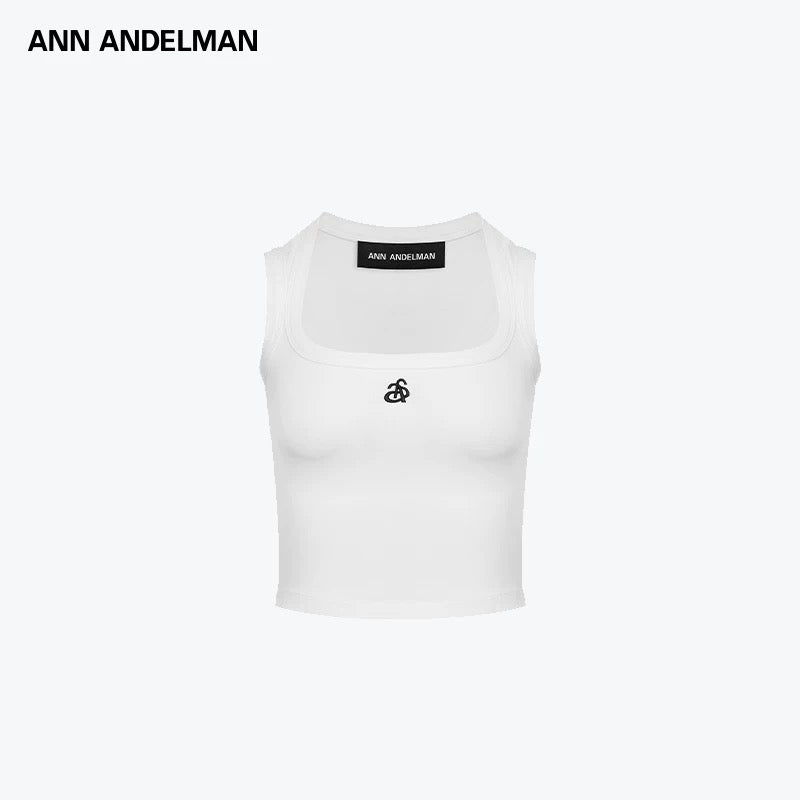 ANN ANDELMAN | Sleeveless Logo Tank Top (3 Color)