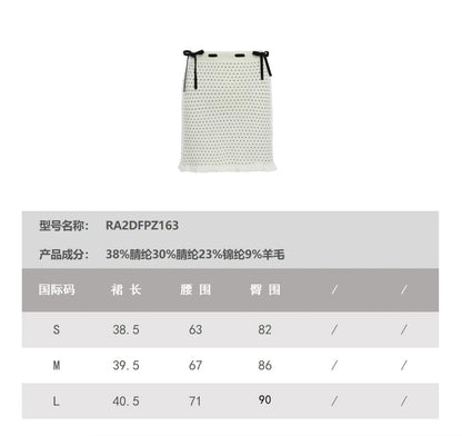 ROCHA ROMA | French Dots Knit Set (Cardigan+Tank Top+Skirt)