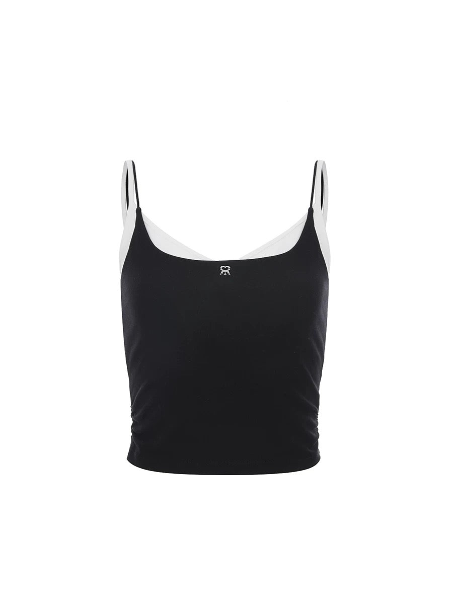 ROCHA ROMA | Contrast Layered Cami Top (2 Color)