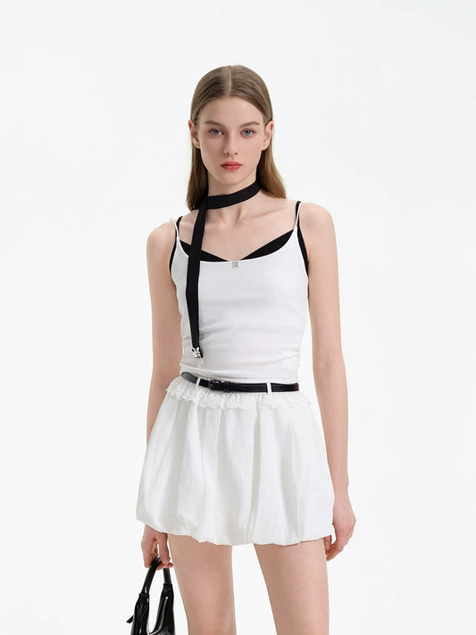 ROCHA ROMA | Contrast Layered Cami Top (2 Color)