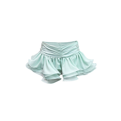 J TheChosen | Chiffon Ruffle Sheer Set (Cardigan+Skirt)