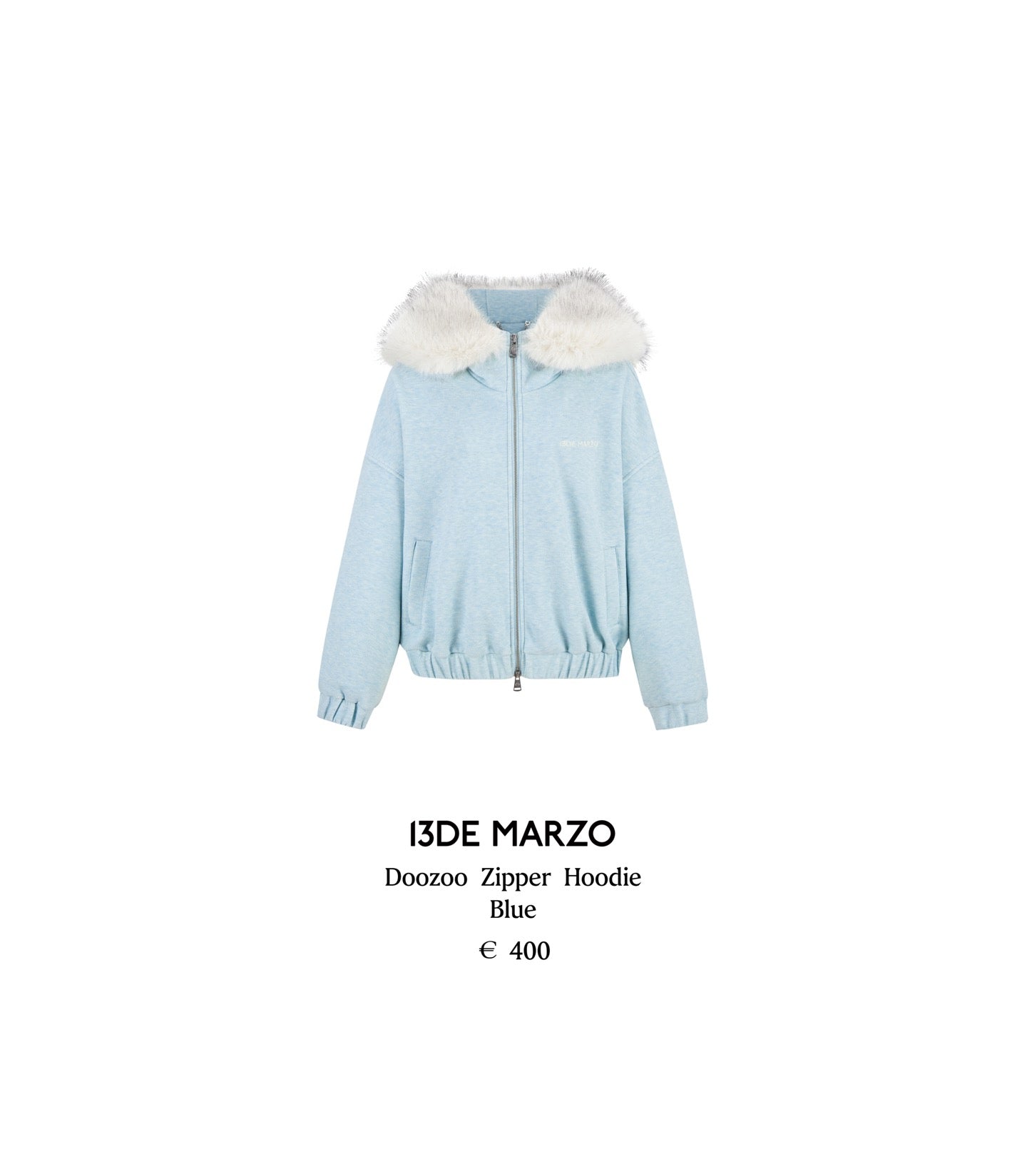 13DE MARZO | Doozoo Ziper Hoodie (3 Color)