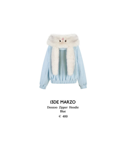 13DE MARZO | Doozoo Ziper Hoodie (3 Color)