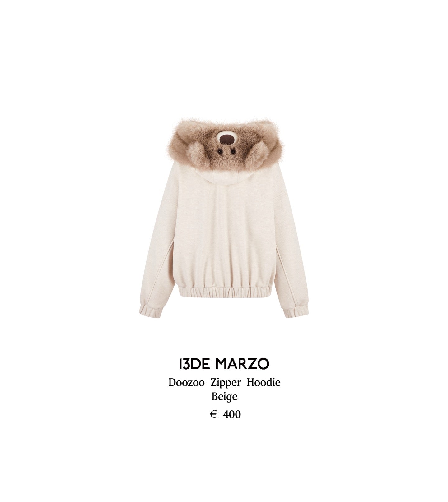 13DE MARZO | Doozoo Ziper Hoodie (3 Color)